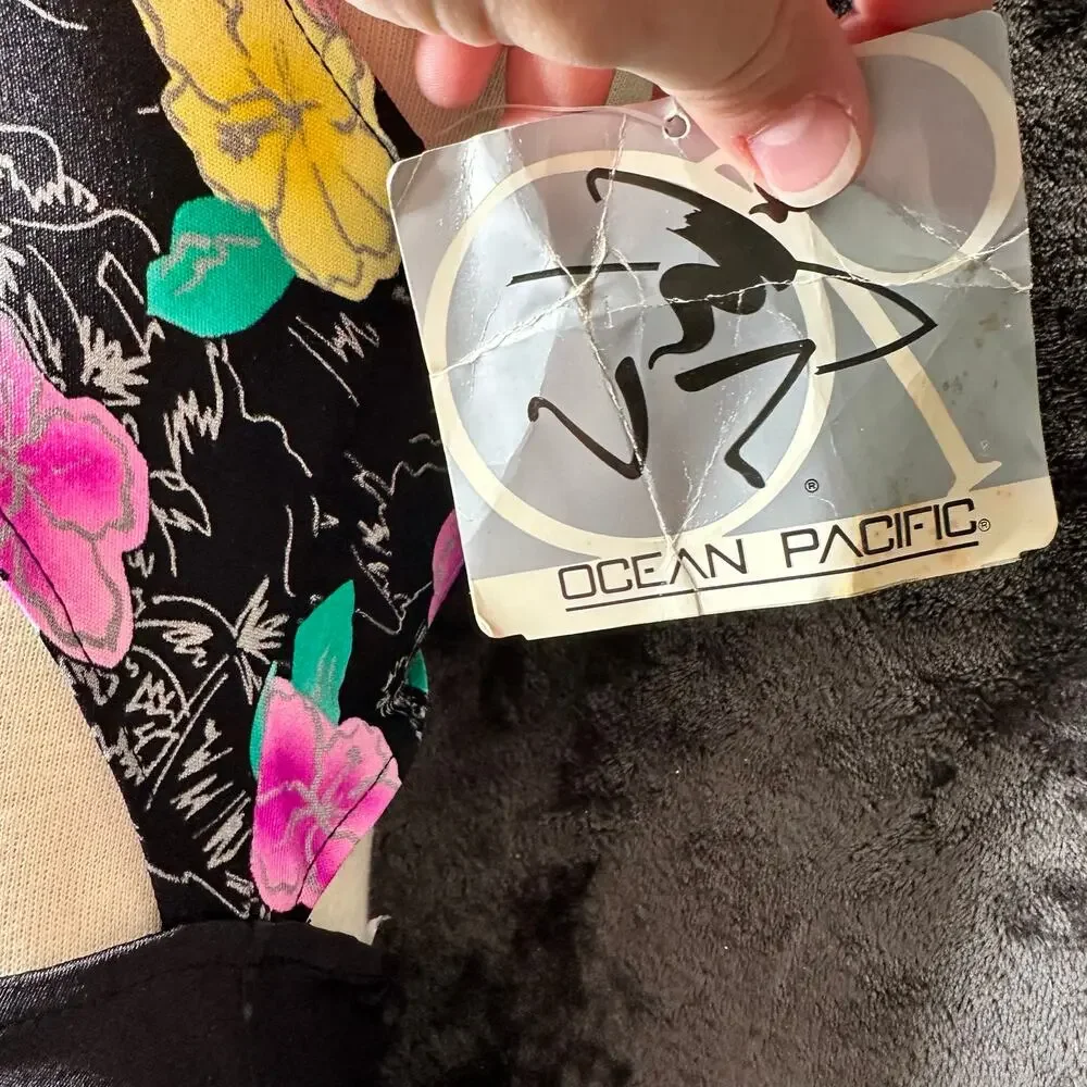 Vintage 80s/90s One Piece RARE Swimwear OP Ocean Pacific SEXY Women’s Size XS